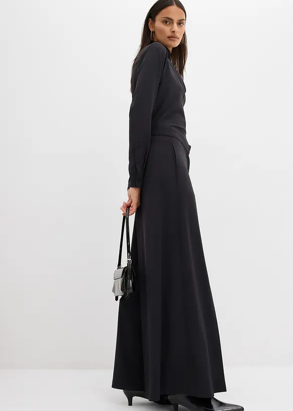 Pantaloni ampi e fluenti con comoda fascia in vita, bonprix