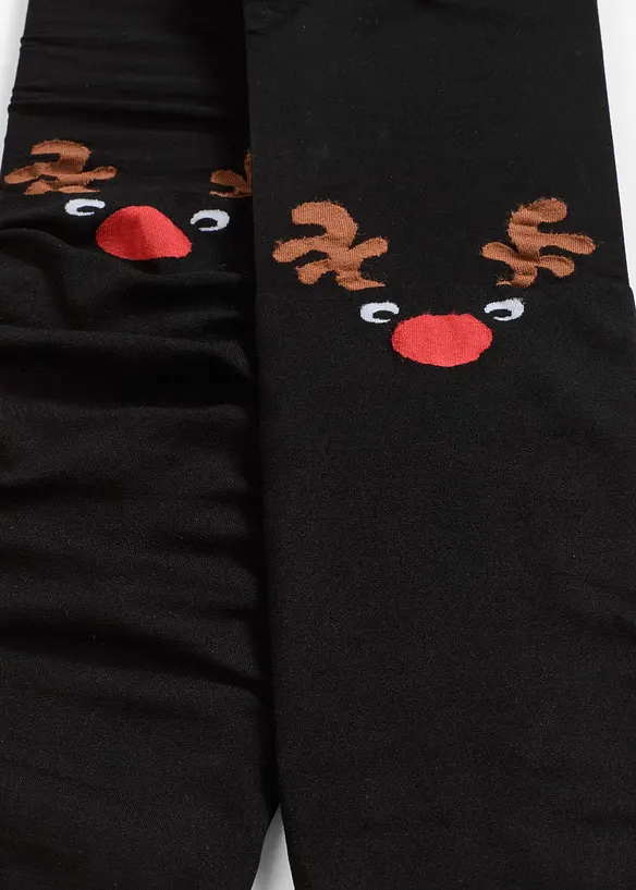 Collant con motivo natalizio, bonprix