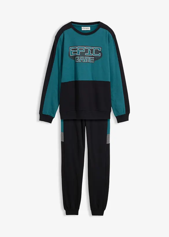 Tuta sportiva in puro cotone biologico, bonprix