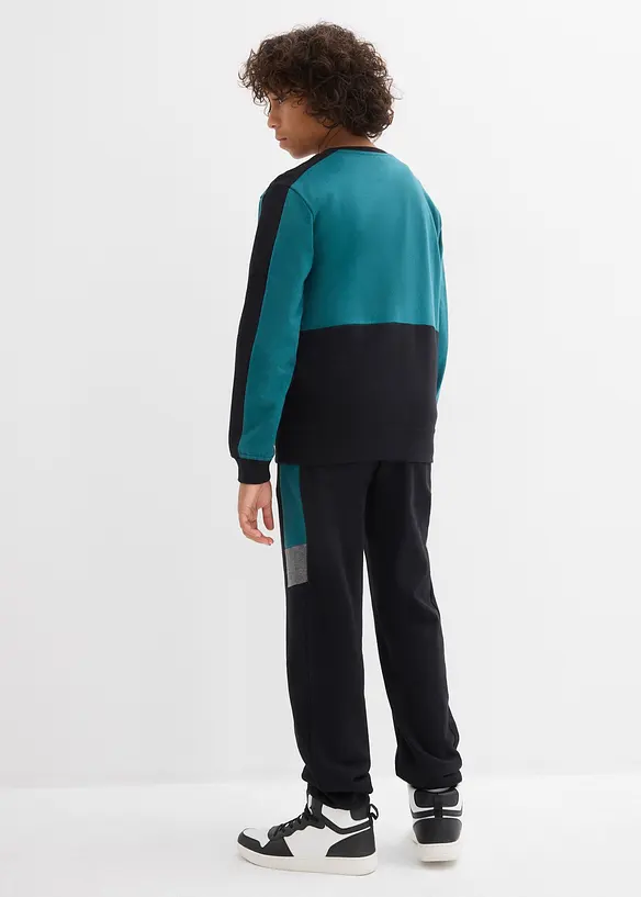 Tuta sportiva in puro cotone biologico, bonprix