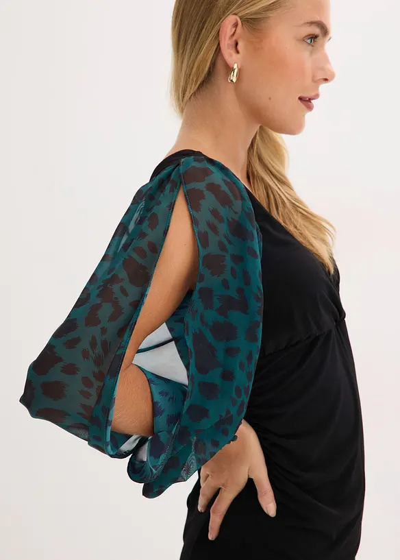 Miniabito aderente con cut-out alle maniche, bonprix