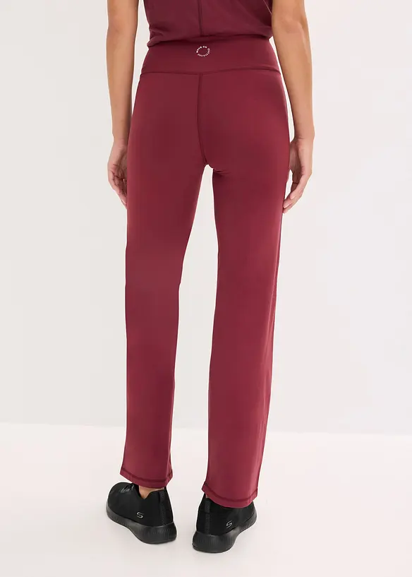 Pantaloni sportivi termici a gamba dritta in tessuto morbido, bonprix