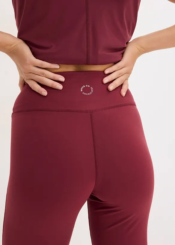 Pantaloni sportivi termici a gamba dritta in tessuto morbido, bonprix