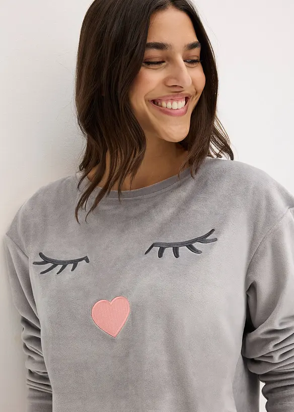 Tuta da casa in velluto, bonprix