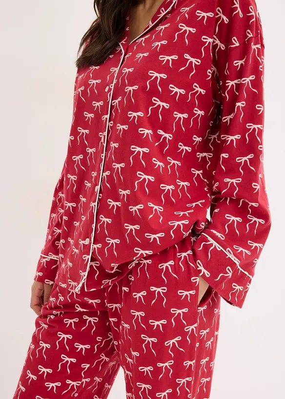 Pigiama in puro cotone, bonprix