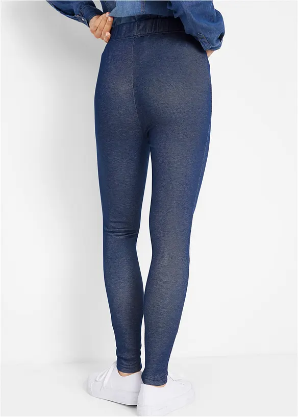 Leggings termici morbidi effetto jeans, bonprix