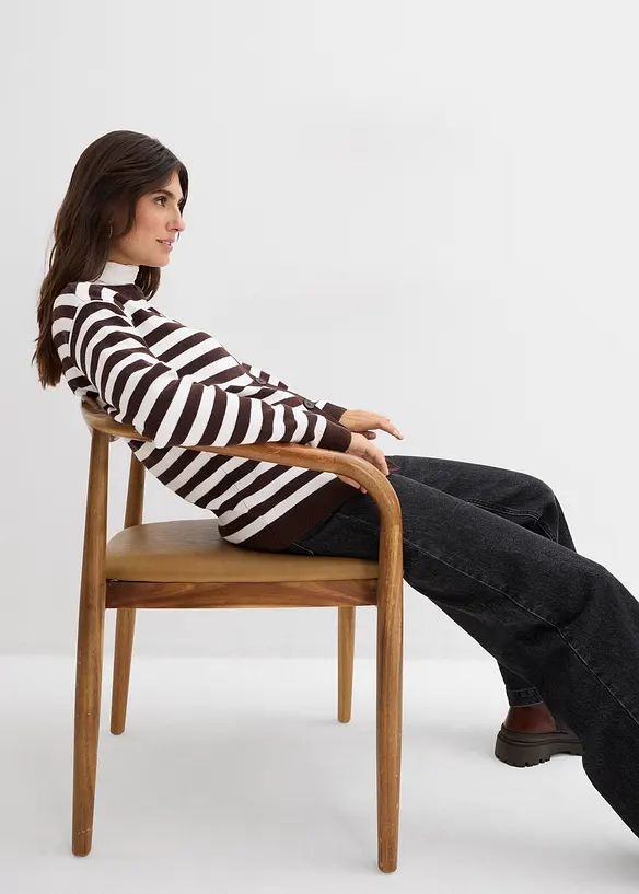 Cardigan girocollo in filato fine, bonprix