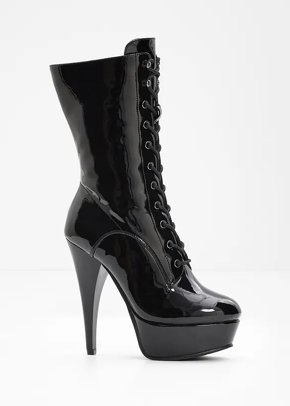 Stivaletti con plateau, bonprix