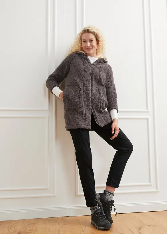 Giacca in pile teddy, bonprix