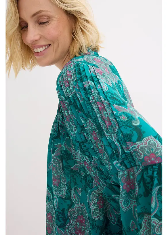 Tunica di chiffon con fantasia paisley, bonprix