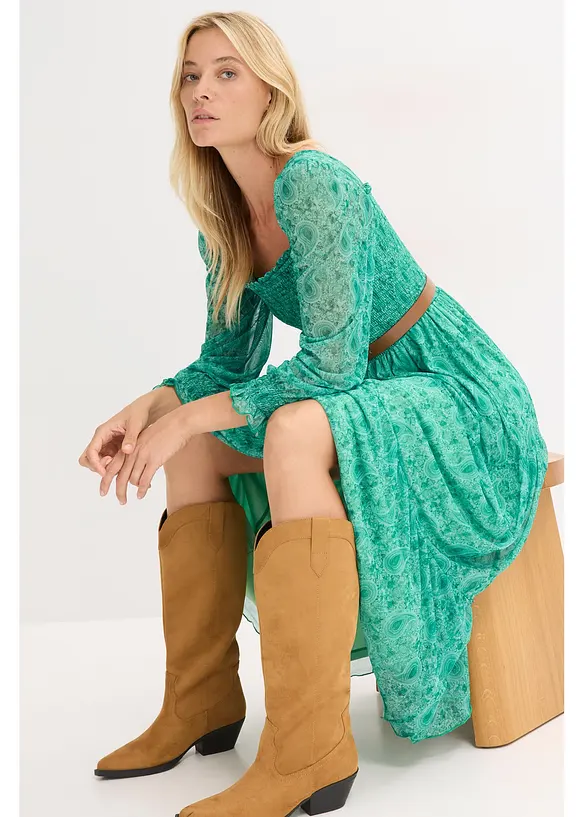 Abito lungo in jersey, bonprix