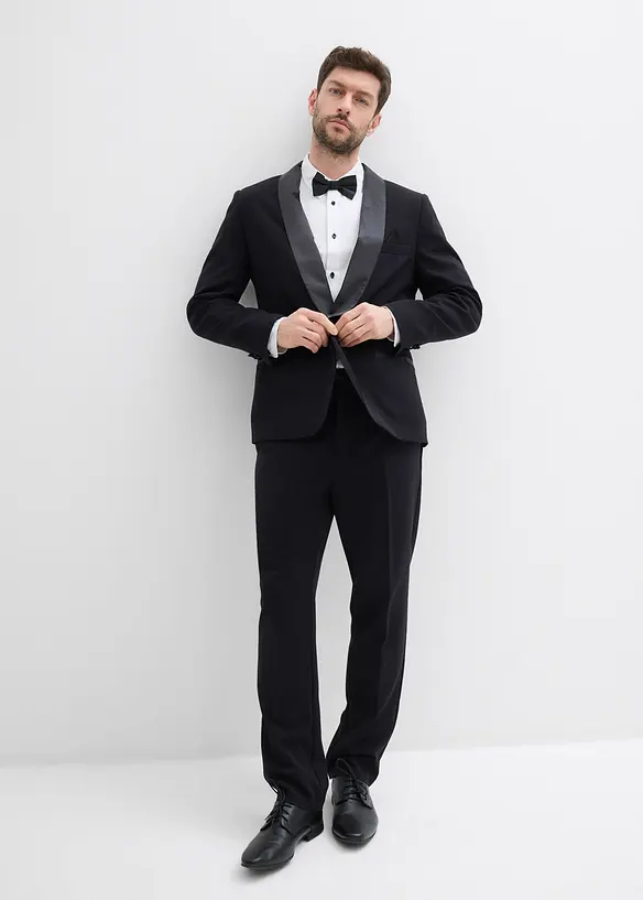 Camicia e papillon in puro cotone (set 2 pezzi), bonprix