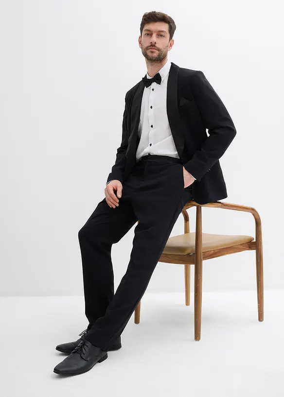 Giacca elegante elasticizzata da smoking, slim fit, bonprix