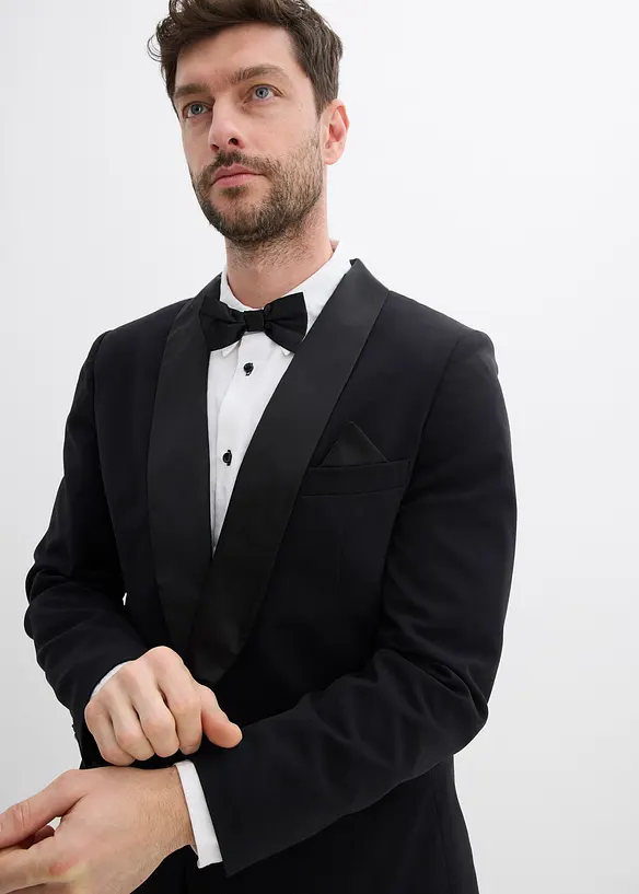 Giacca elegante elasticizzata da smoking, slim fit, bonprix