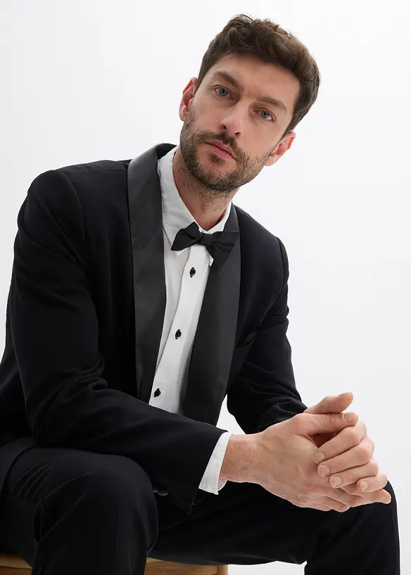 Giacca elegante elasticizzata da smoking, slim fit, bonprix