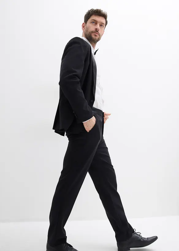 Pantaloni da smoking elasticizzati, slim fit, bonprix