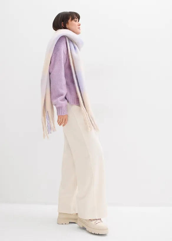 Cardigan oversize corto in filato grosso, bonprix