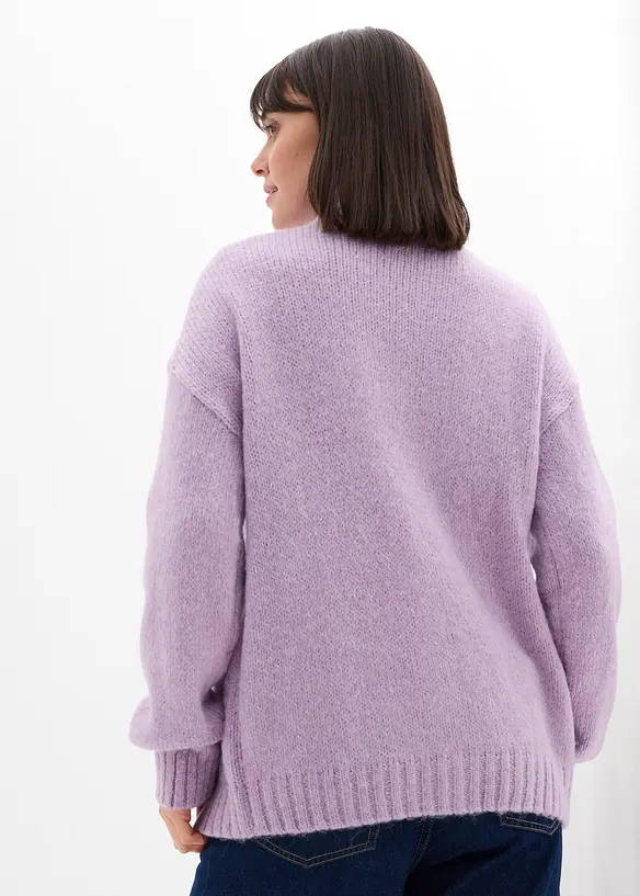 Cardigan oversize a maglia grossa, bonprix