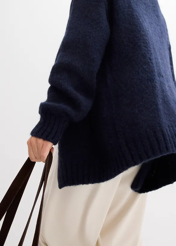 Cardigan oversize a maglia grossa, bonprix