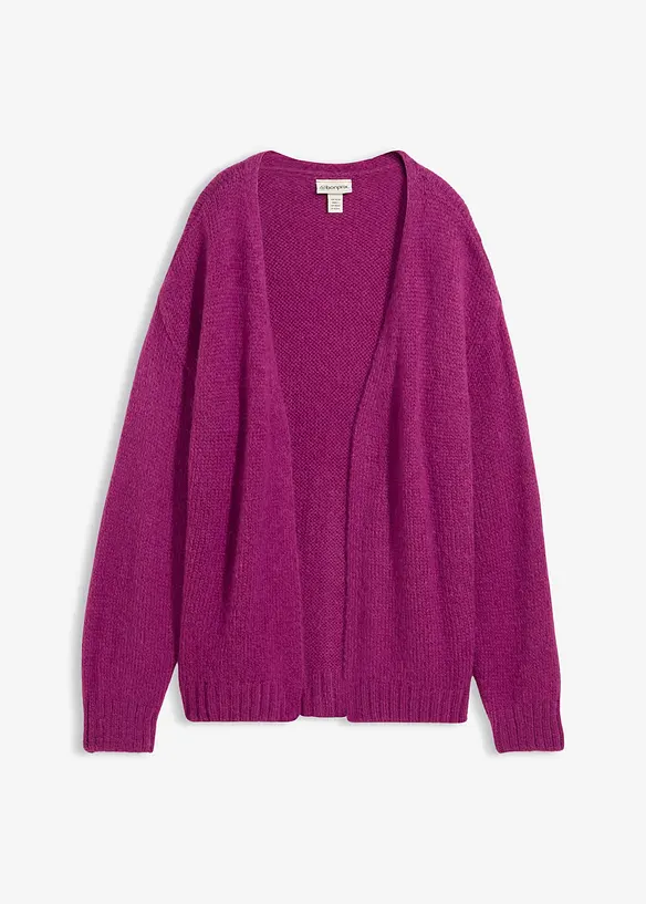 Cardigan oversize a maglia grossa, bonprix