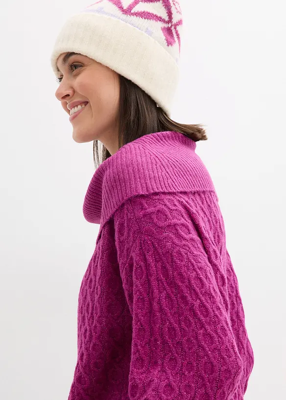 Maglione a trecce, bonprix