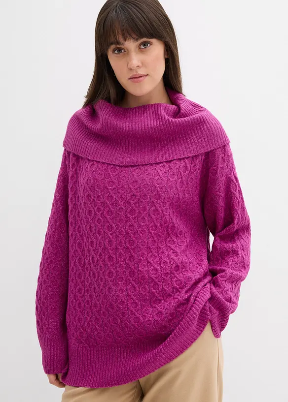 Maglione a trecce, bonprix