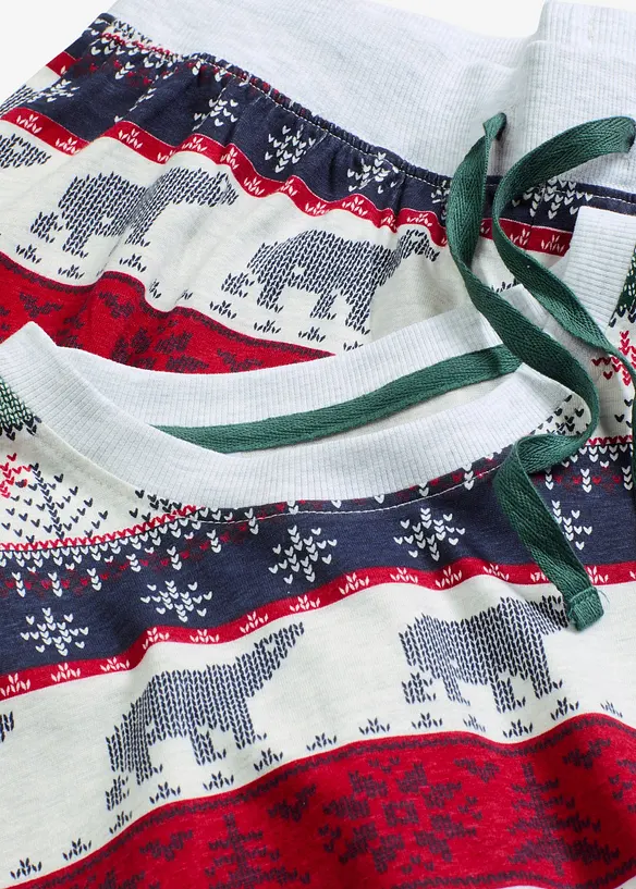 Pigiama in morbido cotone con sacchetto regalo, bonprix