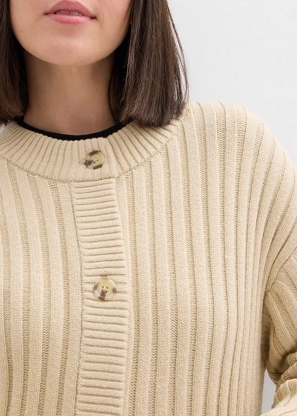 Cardigan in misto viscosa morbido, bonprix