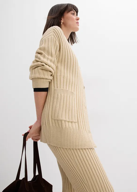 Cardigan in misto viscosa morbido, bonprix