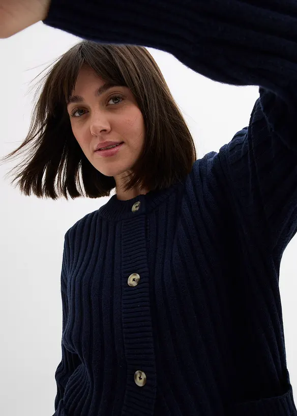 Cardigan in misto viscosa morbido, bonprix