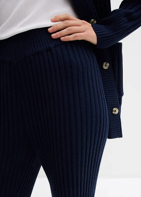 Pantaloni in maglia di soffice misto viscosa, bonprix