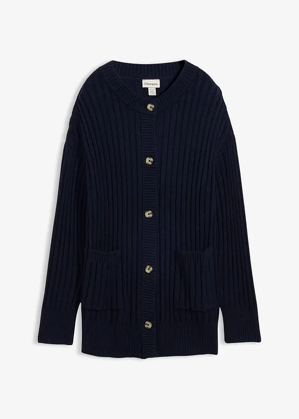 Cardigan in misto viscosa morbido, bonprix