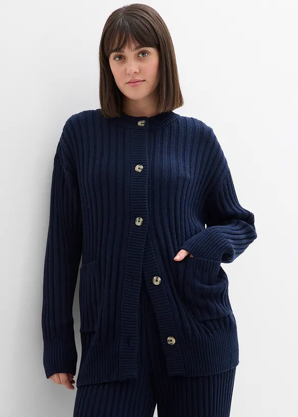 Cardigan in misto viscosa morbido, bonprix