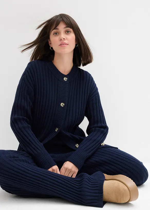 Cardigan in misto viscosa morbido, bonprix