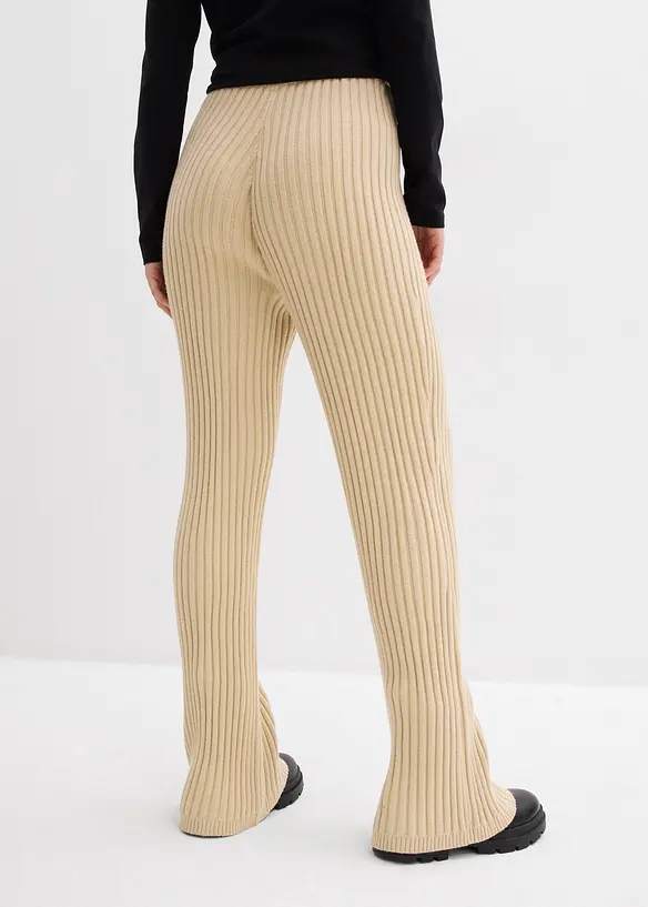 Pantaloni in maglia di soffice misto viscosa, bonprix
