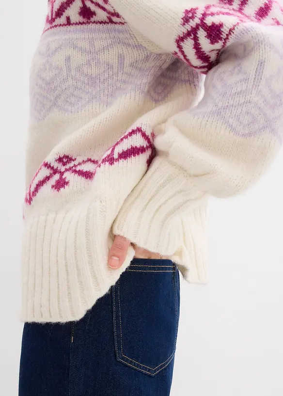 Cardigan norvegese corto, bonprix