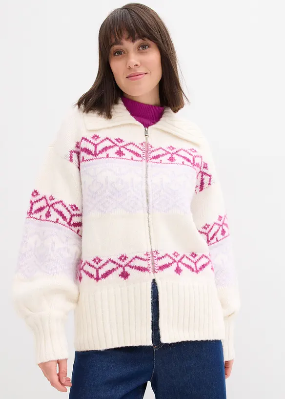 Cardigan norvegese corto, bonprix