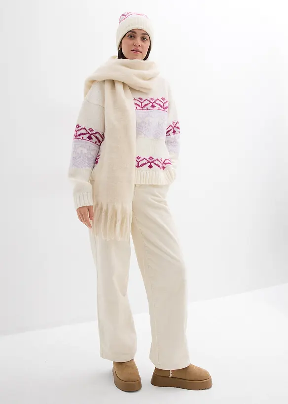 Maglione norvegese oversize, bonprix