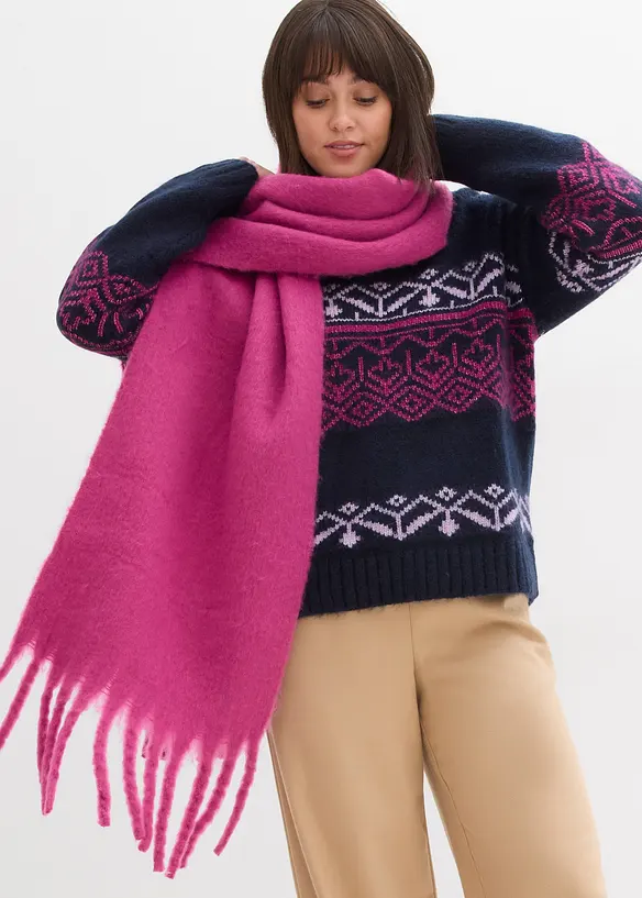 Maglione norvegese oversize, bonprix