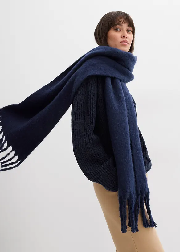 Maglione oversize a coste, bonprix