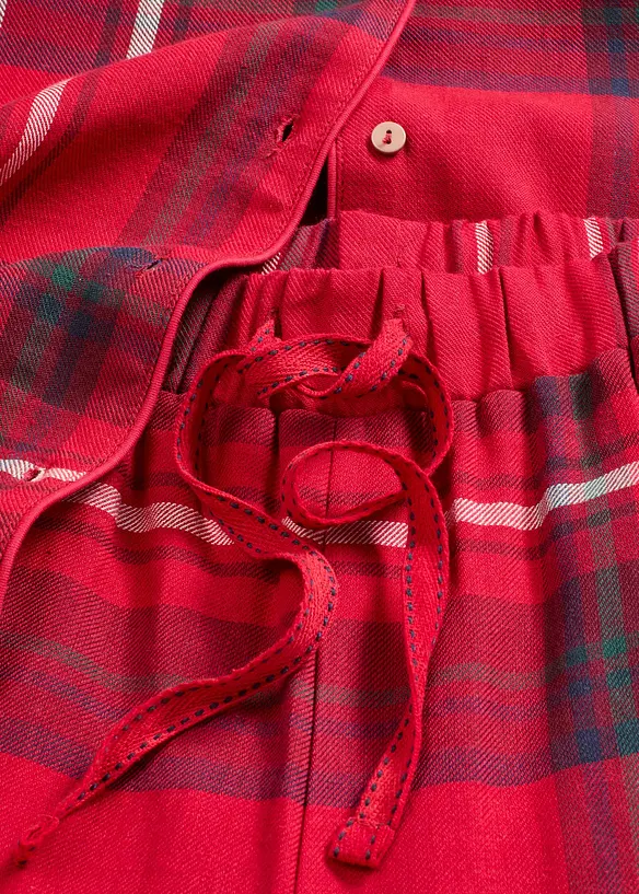 Pigiama in tessuto di flanella, bonprix