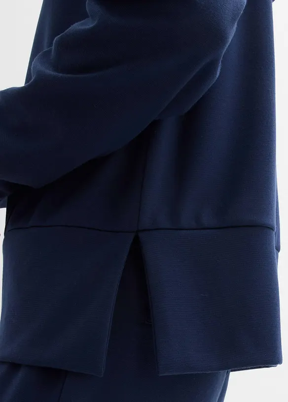 Felpa con cappuccio in morbido punto di Roma, bonprix