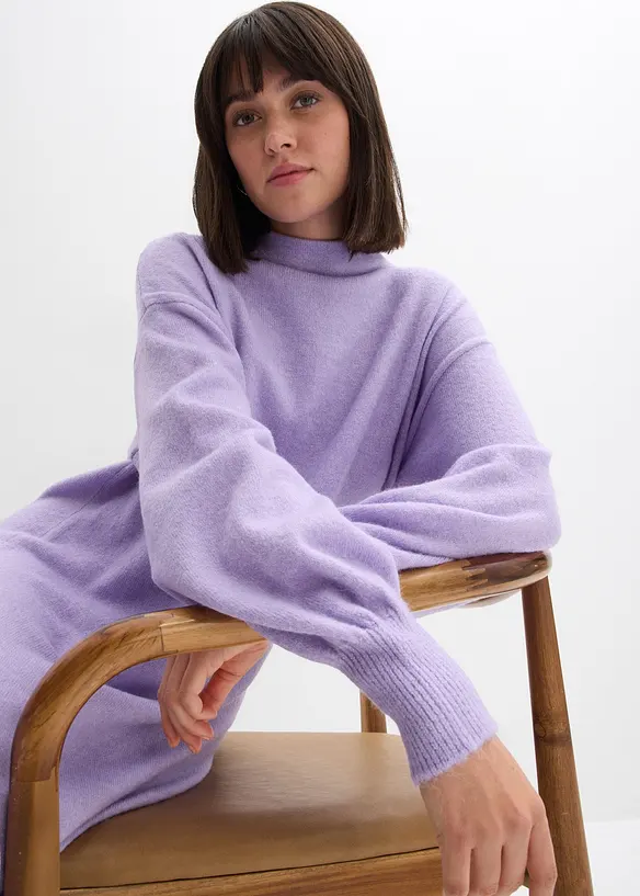 Abito in maglia con lavorazione strutturata, bonprix