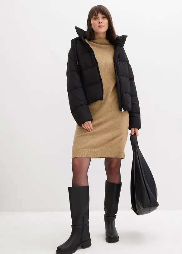 Abito in maglia melange, bonprix