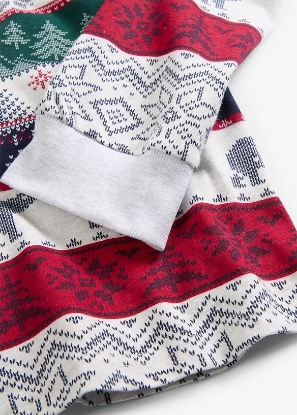 Pigiama in puro cotone con sacchetto regalo, bonprix