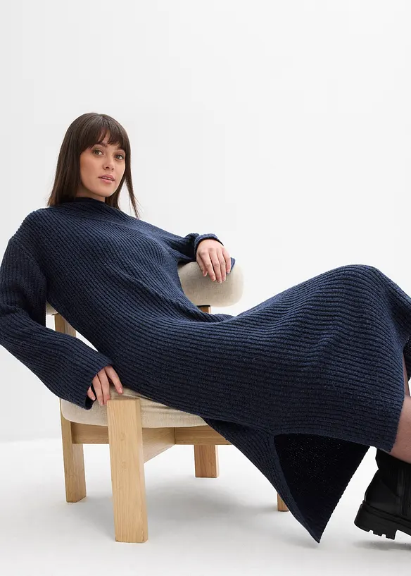 Abito in maglia a coste, bonprix