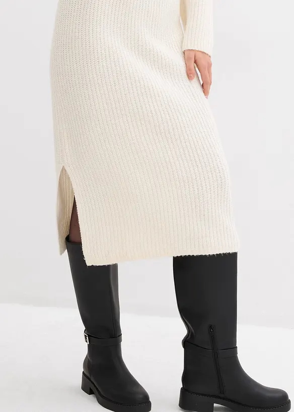 Abito in maglia a coste, bonprix