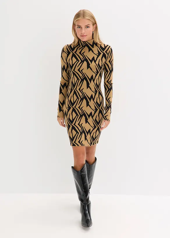 Abito in maglia aderente, bonprix