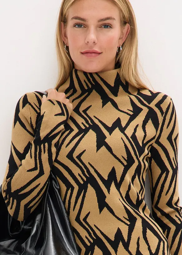 Abito in maglia aderente, bonprix