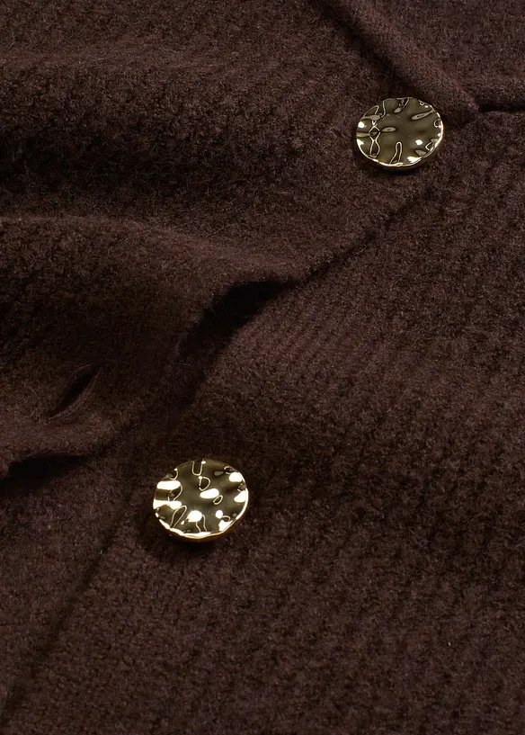 Gilet in maglia con bottoni decorativi, bonprix